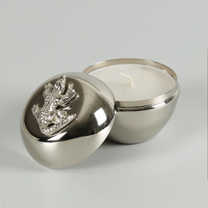 Portavelas de Metal Moderno y Único, Decoración Navideña para el Hogar, Portavelas Votivo Hecho a Mano Chapado en Oro con Color Personalizado - Product Image 2