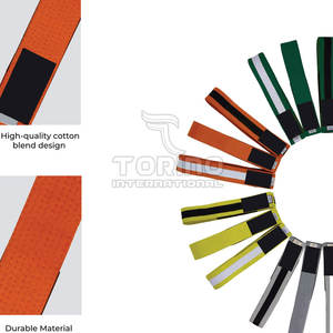 Cinturones de Karate Personalizados de Alta Calidad 2025, 100% Algodón, Ligeros, Duraderos, Cómodos, Unisex, para Adultos, Ropa de Artes Marciales, Gran Venta - Product Image 5