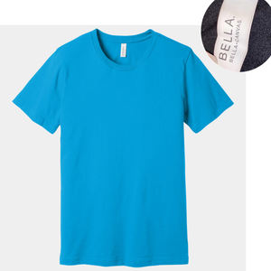 เสื้อเบลล่าผ้าใบ3001 CVC เสื้อยืดผ้าฝ้ายเฮเทอร์เสื้อยืดผ้าใบเบลล่า - Product Image 5