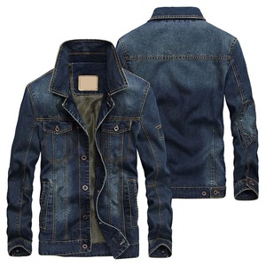 Chaqueta Vaquera para Hombre Más Barata, Nueva Llegada, Alta Calidad, Chaqueta Vaquera Personalizada al por Mayor, Chaquetas Vaqueras Azules Lavadas Personalizadas para Hombre - Product Image 5