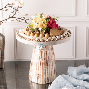Impresionante combinación de lujo y funcionalidad Ideal para Ramadán Eid Holiday Mother of Pearl Cake Stand - Product Image 2