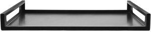 Bandeja DE SERVICIO DE Metal de hierro negro mate estilo de diseño minimalista decoración de Navidad patrón de naturaleza muerta para uso en cocina bandeja de té - Product Image 3