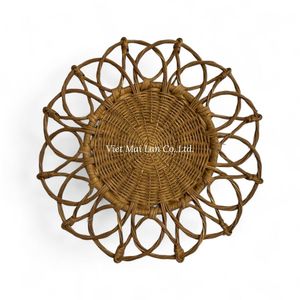 Mantel Individual de Ratán Vietnamita Tradicional al por Mayor, Hecho a Mano con Material Natural para Decoración de Mesa de Comedor y Uso en Servicio - Product Image 5
