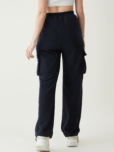 Pantalones Deportivos Cargo de Invierno Hechos a Medida, Tejido Terry, Cintura Elástica, Bolsillos Laterales, Transpirables, Resistentes al Viento, 100% Algodón, Estilo Deportivo para - Product Image 2