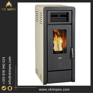 Estufa de pellets independiente de diseño moderno Consumo de 0,8-2,6 kg/h Hecho en Bulgaria para madera de combustible para el hogar y el hotel - Product Image 3