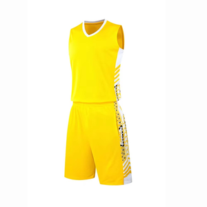 Conjuntos de uniformes de baloncesto hechos a medida Secado rápido Transpirable 100% Tela de poliéster Nombre del equipo Número XS Envío rápido MOQ bajo Liso - Product Image 3