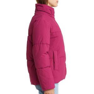Chaqueta acolchada con capucha fina y larga con cuello levantado para mujer, talla grande, alta calidad, venta al por mayor, nuevo diseño - Product Image 5