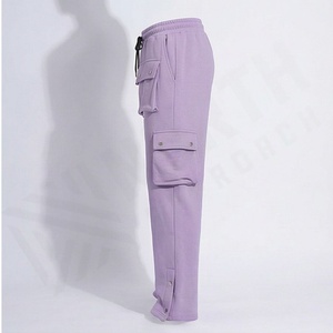 Pantalones Anchos de Hip Hop, Pantalones Deportivos Personalizados, Pantalones de Chándal de Pierna Ancha, Pantalones Deportivos de Algodón con Doble Cintura, Pantalones Deportivos Rectos, Pantalones Deportivos Acampanados para Hombre - Product Image 3