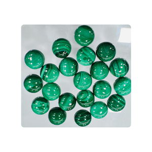 Lote al por Mayor de Cabujones de Malaquita Natural de Alta Calidad de 11x11 mm, Piedras Naturales Certificadas, Gemas Sueltas - Product Image 1