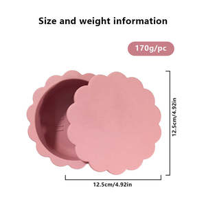 Bol à ventouse en silicone pour bébé, mignon, OEM/ODM, avec couvercle, forme de lion, marque personnalisée, écologique, design unique, Vietnam - Product Image 4