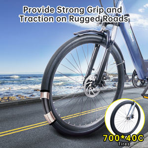 電動バイク大人用電動バイク700Cファットタイヤ電動バイクEUウェアハウス36V 7.8AH 50KMレジャーオフロード - Product Image 3