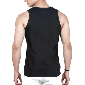 Prix de gros pour hommes, axé sur l'exportation, débardeur conception personnalisée doux qualité supérieure sans manches col en O imprimé débardeur - Product Image 2