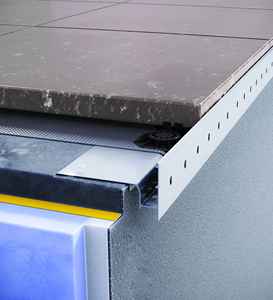 Renoplast ®   Perfil de aluminio para aleros W30, construcción de terrazas y balcones, suelos ventilados, sistemas de drenaje - Product Image 5