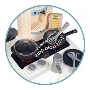 Cuisine jouet blanche et bleue Bon Appetit avec accessoires 7600310824 52.1x32.5x95.7cm Jouets de cuisine et d'alimentation - Product Image 5