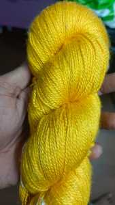 ผ้าวูลไหมผสมเส้นด้ายย้อมสีแบบสั่งทำสีสดใสอย่างหรูหราและสำหรับสิ่งทอและทอผ้าคุณภาพสูง - Product Image 2