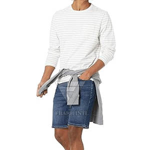 กางเกงยีนส์ขาสั้นของผู้ชายกางเกงขาสั้นสไตล์ใหม่ - Product Image 4