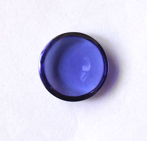 พลอย tanzanite ทรงกลมหลังแบนสำหรับทำแลปอัญมณีทรงหลังแบนขนาด5มม. ถึง15มม. อัญมณีหลวมที่ผ่านการปรับเทียบแล้วสำหรับเครื่องประดับ - Product Image 3