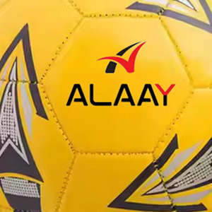 Alaay Custom Official Match Balones de fútbol 5 Opciones de tamaño PVC Cuero y PU Cosido para entrenamiento - Product Image 2