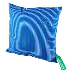 Cojín Benetton 100% Algodón 45*45 Cm con Relleno a Rayas Azules - AZUL - Product Image 1
