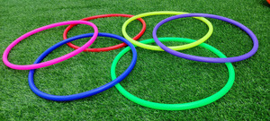 แหวนฮูลาแบบปรับได้มาใหม่ (92ซม.) มีหลายสีและขนาดที่แตกต่างกันทำจากท่อ HDPE ที่แข็งแกร่ง - Product Image 6