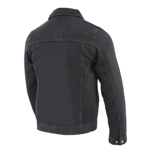 Veste en jean surdimensionnée pour hommes Respirante Saison d'hiver Vente en gros Prix bas Tailles plus grandes Vestes en jean en coton pour hommes OEM - Product Image 2