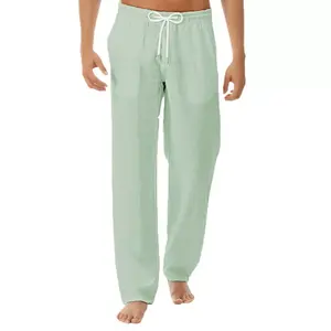Pantalon homme 100% coton de qualité supérieure 2022 dernière conception vente en gros couleur personnalisée taille Style ODM - Product Image 5