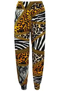 Pantalones de punto delgados de alta calidad para mujer, pantalones largos con parte inferior de cintura alta, ajuste informal, estilo frontal plano - Product Image 3