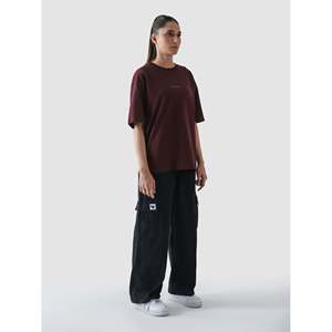 CORE T-shirt à manches régulières pour femme en jersey 100 % coton marron 220 GSM respirant - Product Image 3