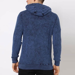 Luxe lourd 500gsm éponge coton fondu pierre lavé pull hommes sweats à capuche surdimensionné impression personnalisée Logo lavage acide hommes sweats à capuche - Product Image 5