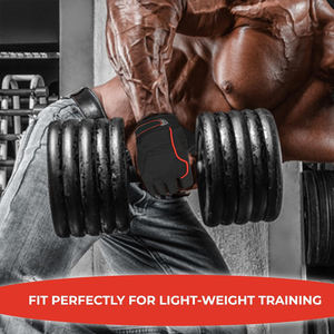 Performance <b>Weight</b> <b>Lifting</b> Gloves With Anti Slip Palm Cushioned Support Flexible Fit Airflow Mesh Personalized Branding Option - Product Image 5