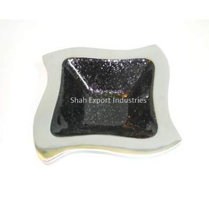 Impresionante Frutero de aluminio decorativo con esmalte verde, la mejor forma para el hogar y la boda, cuencos para servir comida - Product Image 5