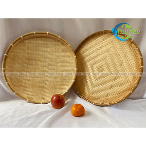Élégant panier de rangement en bambou tissé à la main du Vietnam parfait pour les cadeaux et le rangement de la maison. - Product Image 3