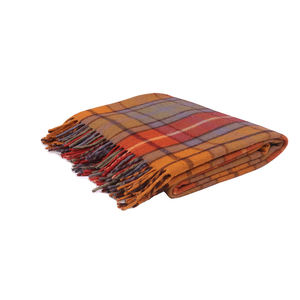 Manta de tartán antiguo Buchanan de alta calidad del fabricante indio - Product Image 1