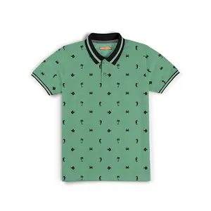 100% cotone di alta qualità stampa personalizzata Slim Fit bambini Polo T Shirt Polo all'ingrosso per bambini esportazione dal Bangladesh