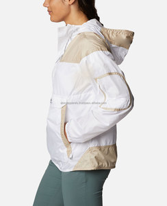 Veste d'extérieur coupe-vent imperméable vierge logo personnalisé vestes coupe-vent imperméables respirantes vestes pour femmes pour hommes - Product Image 3