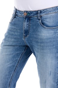 Jean skinny stretch décontracté vintage de haute qualité pour hommes Original délavé avec broderie prix de marché relativement bas - Product Image 4