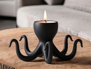 Metal Christmas <b>Candle</b> Stand Matte <b>Black</b> Luxury Eco-Friendly for Home Decor Tabletop Holder Living Room & Dining Room - Product Image 5