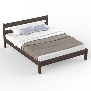 Cama King Size de Madera de Ingeniería BLUEWUD Roverb Sin Cajón de Almacenamiento para Dormitorio, Muebles para el Hogar - Product Image 3