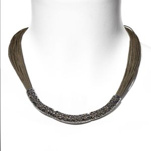 Nouveau Design Perles De Verre Et Coton Collier Bohême Fait À La Main Par Indien Usine Pendentif Collier - Product Image 5