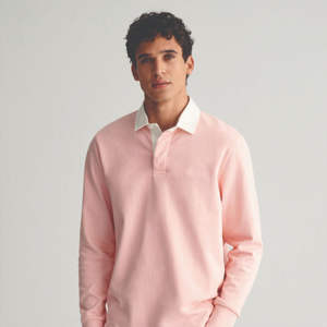 Camiseta Ecológica y Sostenible para Hombre, Manga Larga de Rugby, 100% Algodón, Impresión Digital, Secado Rápido, Estilo Urbano Personalizado - Product Image 5