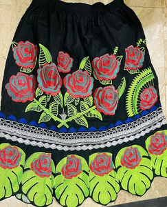 Falda para Niñas, OEM, Bordado Personalizado, Falda Mini Plisada para Mujer, Falda de Algodón al por Mayor, Falda Bordada Micronesia, Último Modelo - Product Image 3