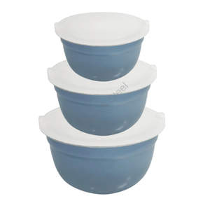 Cuenco de acero inoxidable Aldi de diseñador Premium con diseño clásico elegante y tapa de plástico para almacenamiento - Product Image 2