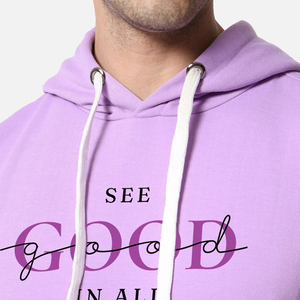 Sweat à capuche Meilleure vente Printemps Automne Hommes Loose Trendy Basics, Coton mélangé Personnalisé Casual Col rond Imprimé Hoodie pour Hommes - Product Image 2