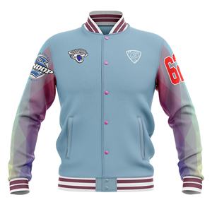 Veste universitaire pour hommes à la mode | Veste de baseball et de letterman d'hiver à col montant de style High Street - Product Image 2