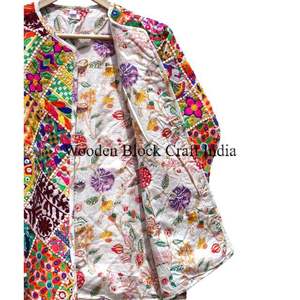 Designer Banjara Suzani Kimono Bohemian Collection Suzani Embroidered Jacket Winter Clothing Party Wear Long Sleeve Fashion - Product Image 5