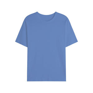 T-shirt unisexe à manches courtes en coton pur 180g, avec logo personnalisé OEM, broderie, impression, design, t-shirt publicitaire de classe solide, impression - Product Image 1