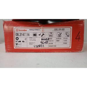 PAR DE DISCOS DE FRENO DELANTEROS RENAULT Twingo serie I (98>00) 77.00.716.947 Gasolina 1.2 - Product Image 5