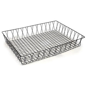 Panier à œufs rond en fil métallique au design admirable, panier de rangement avec poignée, style vintage campagnard, en vente - Product Image 2