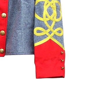 Veste de reproduction de l'armée confédérée, manteau en laine gris avec boutons de l'époque - Product Image 5