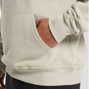 Fournisseur de vêtements streetwear, sweat-shirt à capuche oversize tendance pour homme, 100% coton, couleur unie, pour streetwear quotidien - Product Image 6